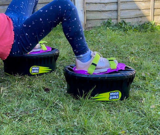 Review Moon Shoes Mini Trampolines For Your Feet - Family On The Go