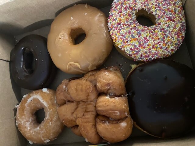 Trying Tim Horton's Donuts for the 1st time! 