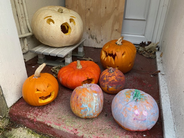 Carving and Painting Pumpkins this October
