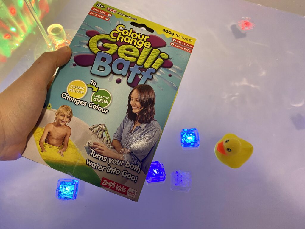 Zimpli Kids Color Changing Baff Gelli makes bathtime fun!