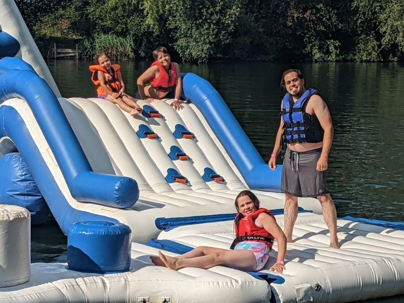 Aqua Splash Inflatable Assault Course