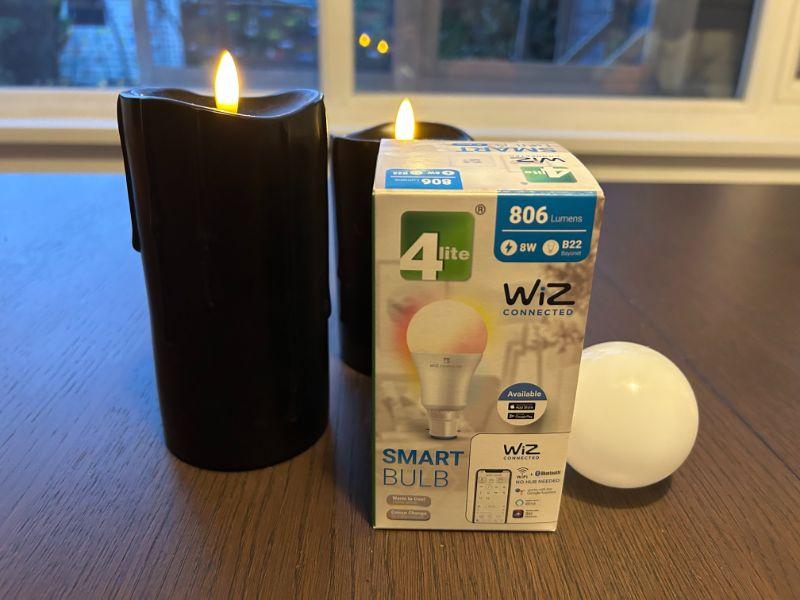 Halloween and Fall Lighting with 4Lite WiZ Lightbulbs