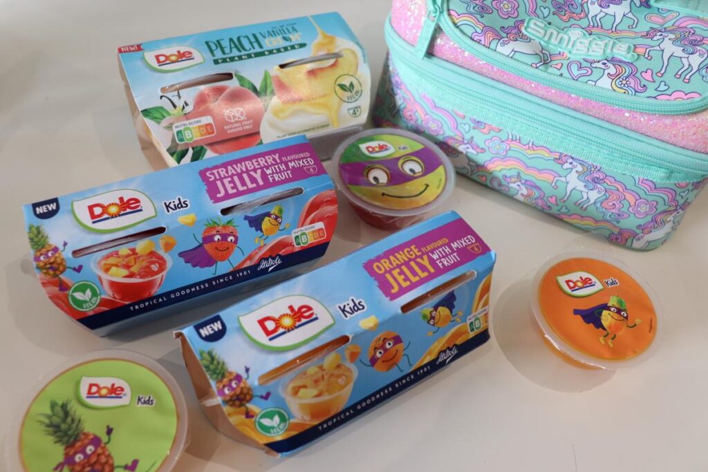 Dole Fruit Jelly for Packed Lunches and Snacks!