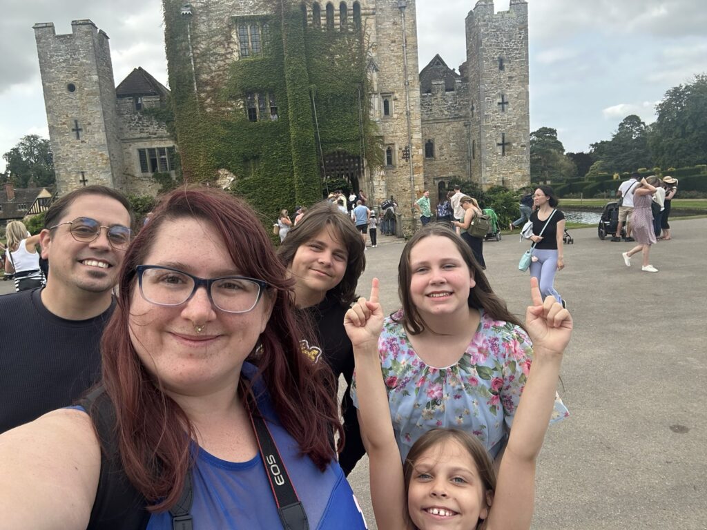 Watching the Joust at Hever Castle