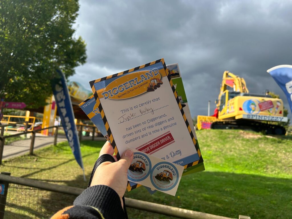 Using all the machines at Diggerland