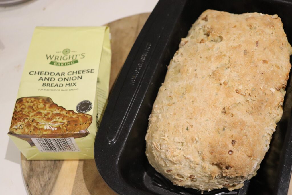 Flavorful Bread with Wright's Baking Cheddar Cheese & Onion Bread Mix