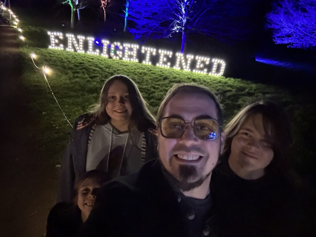 An Explore at Markshall Estate Enlightened Light Trail