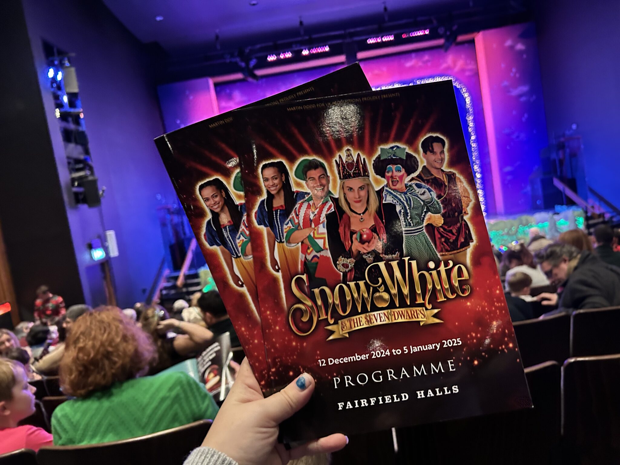 Watching Snow White and The Seven Dwarfs at Fairfield Halls Theatre ⋆ ...