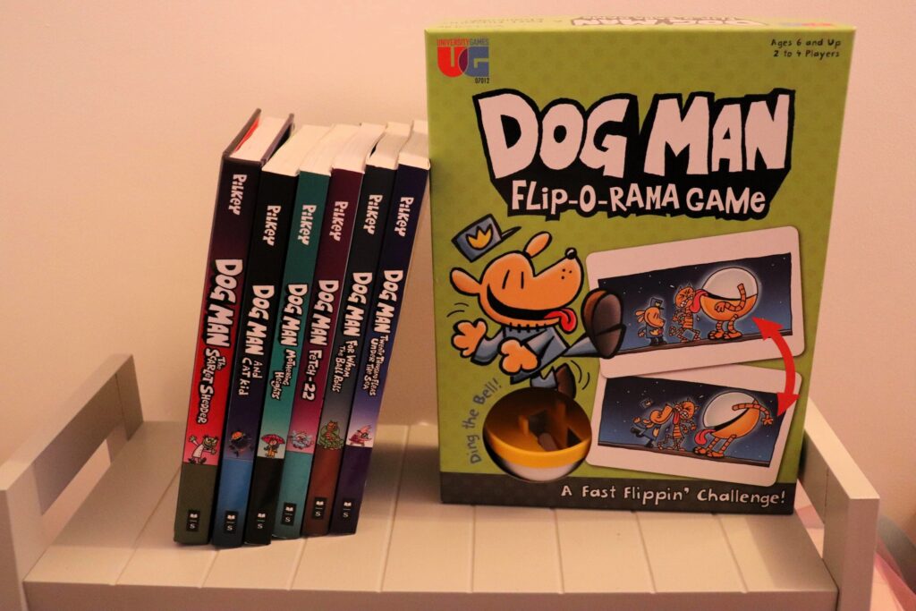 Dog Man The Flip-O-Rama Game - Easy Matching Game