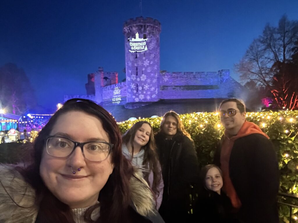 Exploring Warwick Castle Christmas Light Trail