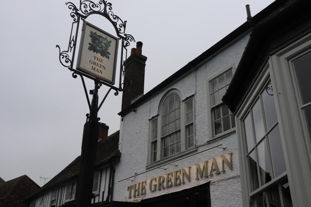 Lunch out at The Green Man Pub