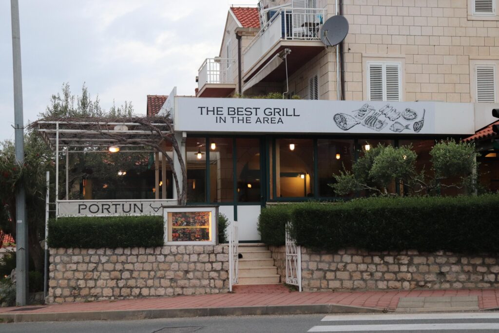 Dinner at Restaurant Portun