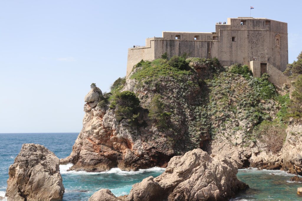 Climbing Fort Lovrijenac in Dubrovnik