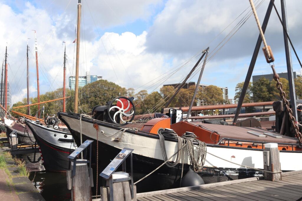 Seeing Historical Ships at Museumhaven Amsterdam
