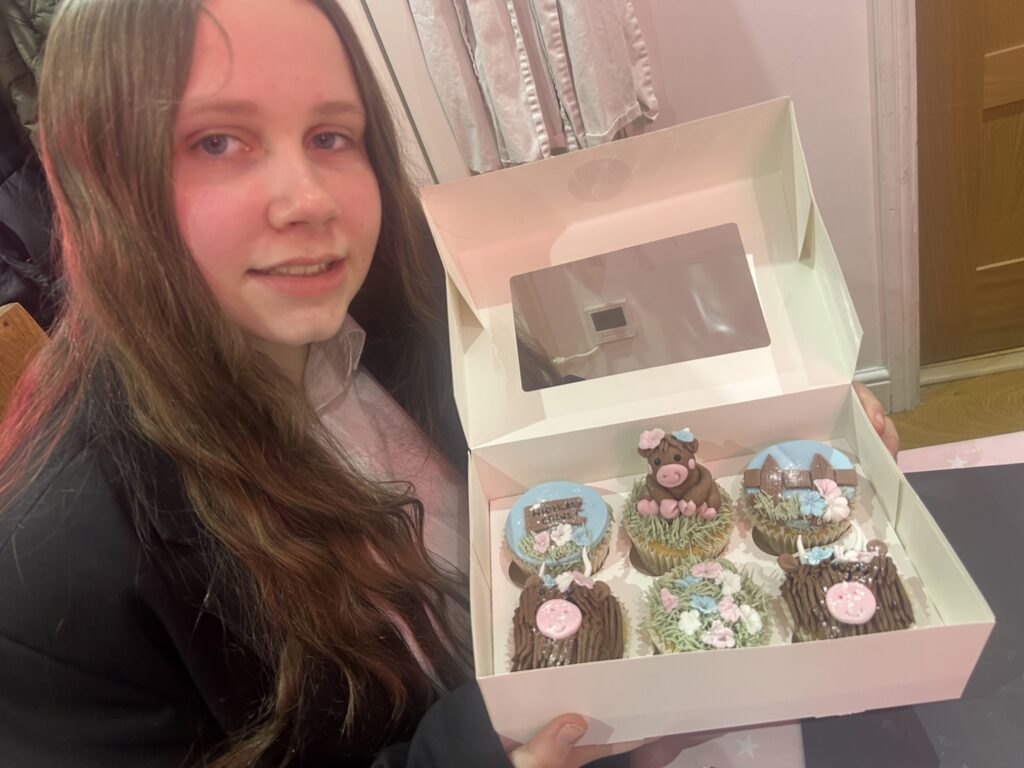 Highland Cows Cupcake Class with Sweet Designs by Jennie