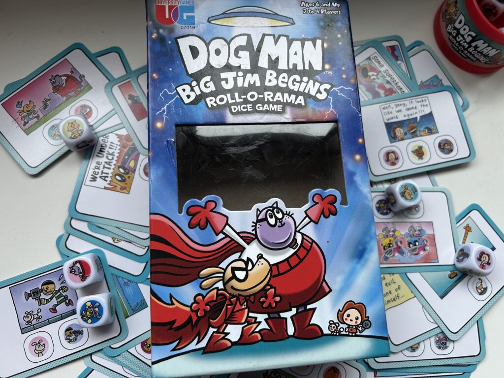 Dog Man: Big Jim Begins Dice Game - Rolling Dice, Solving Cards