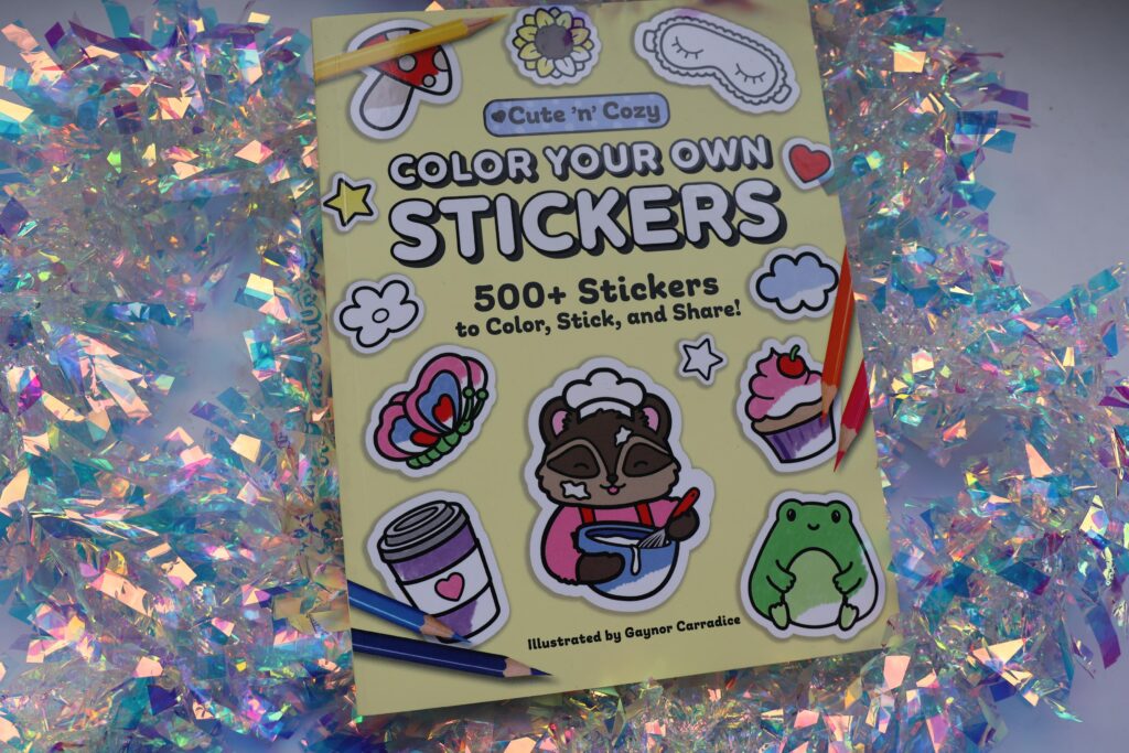 Color Your Own Stickers Book - Customisable Fun
