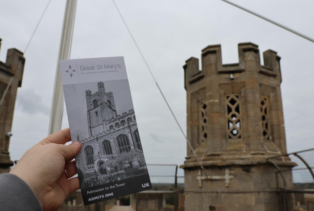Climbing Great St. Mary's Church