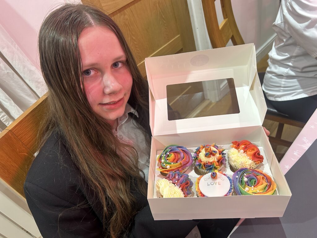 Rainbow Cupcake Class with Sweet Designs by Jennie
