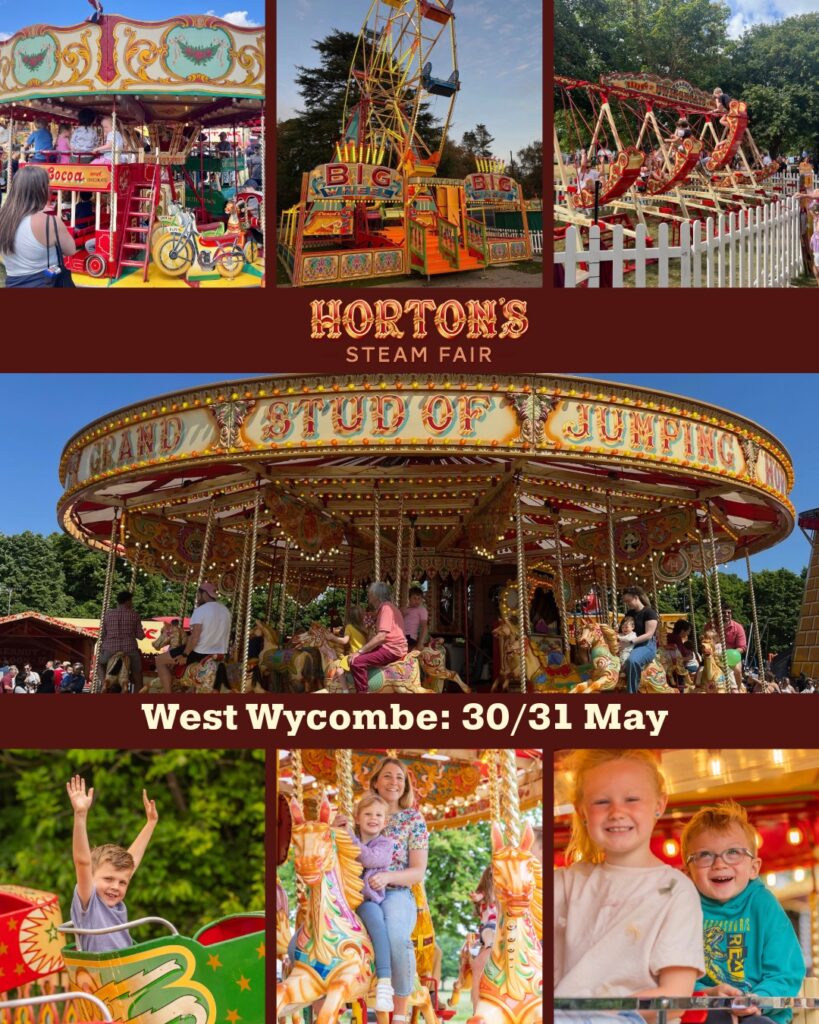 Horton's Steam Fair is coming to West Wycombe May 30th and 31st