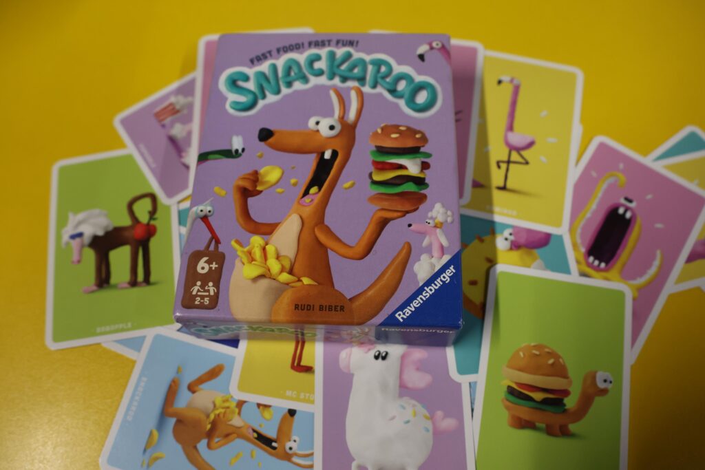 Snackaroo has cute cards and a complex game