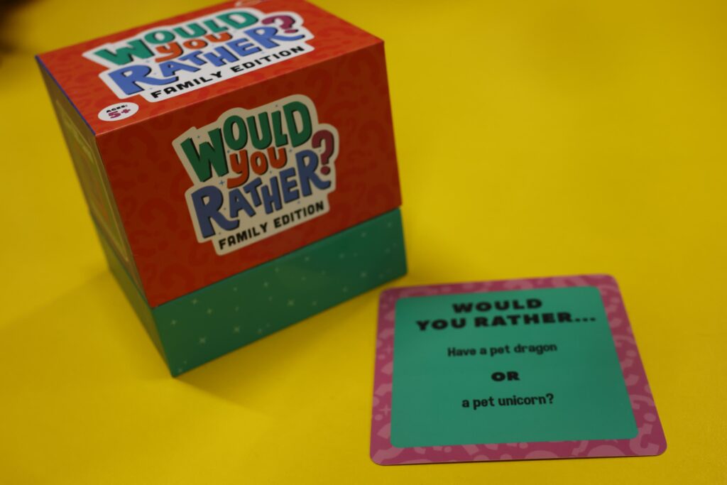 Would You Rather - Family Edition - Cute Conversation Starter