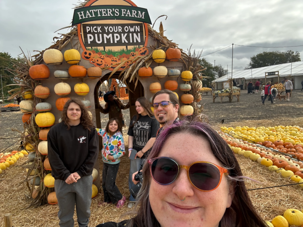 Picking Pumpkins at Hatter's Farm Pumpkin Patch