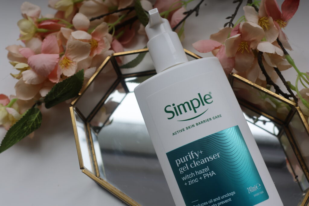 Simple Purify+ Gel Facial Cleanser - clean skin, refreshing feel