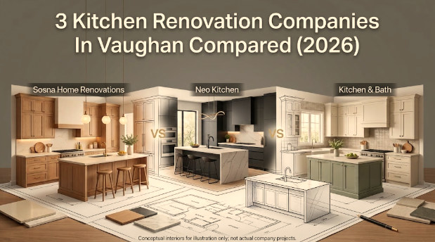 Sosna Home Renovations Vs Neo Kitchen Vs Kitchen & Bath - 3 Kitchen Renovation Companies In Vaughan Compared (2026)